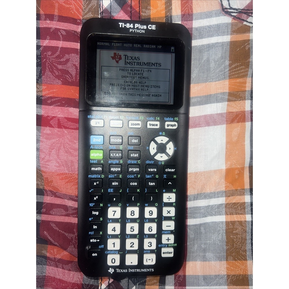 Texas Instruments TI-84 Plus CE Python Graphing Calculator, no charging cable